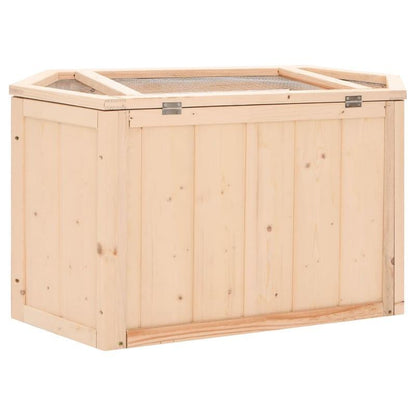 Large Hamster Cage with Open-Top Design - Spacious Habitat, Sturdy Construction, Easy-Clean Base - Compatible with Hamsters, Gerbils, Mice, Guinea Pigs - Ideal for Small Pets - 80x40x43cm (31, 5x15, 7x16, 9in) - Durable Woode