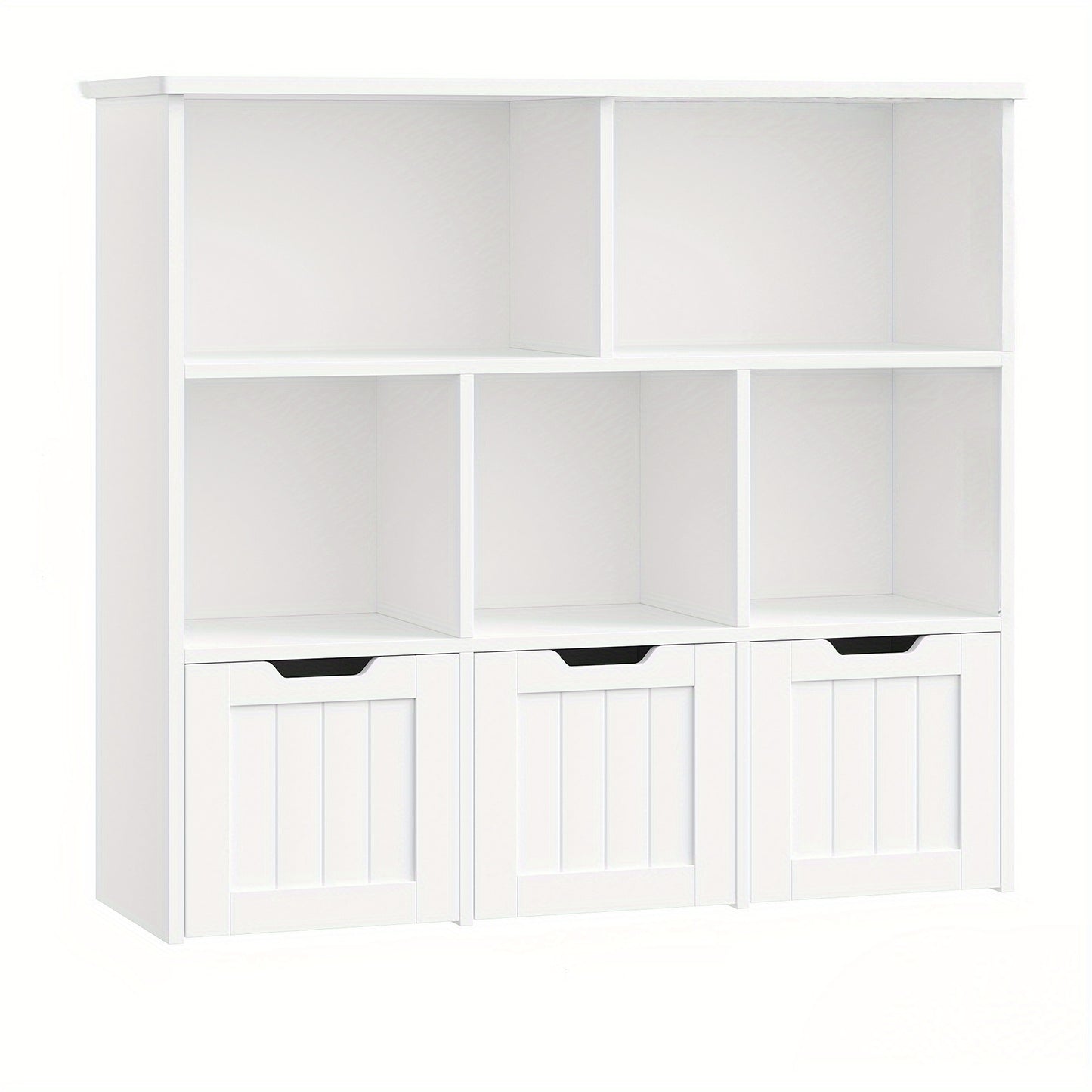 Boekenplank – Boekenrek – Wandplank – Opbergkast – Mobiele Opbergkast – Hout – 3 Laden – Met Wielen – 68,6 cm Hoog – 3,2 Kubieke Voet Capaciteit