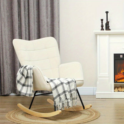 Loungestoel – Relaxstoel – Fauteuil – Draaistoel – Zitstoel – Ergonomisch Ontwerp – Massief Beukenhout Frame