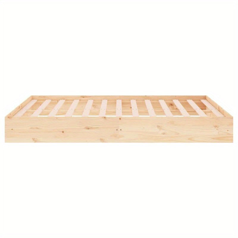 Bedframe – Bed – Kinderbed – Eenpersoonsbed – Meubel – Houten Hardhout – Geschikt Voor Matras 120x200 Cm – Modern Design