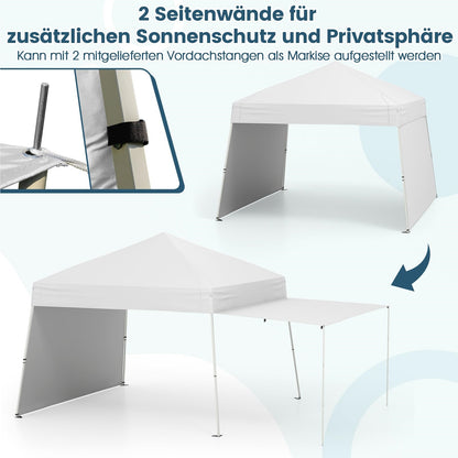 Pop-Up Paviljoen – Vouwtent – Tuinpaviljoen – Partytent – Zonnetent – 3 x 4 Meter – Hoogte Verstelbaar – UV Bescherming 50+