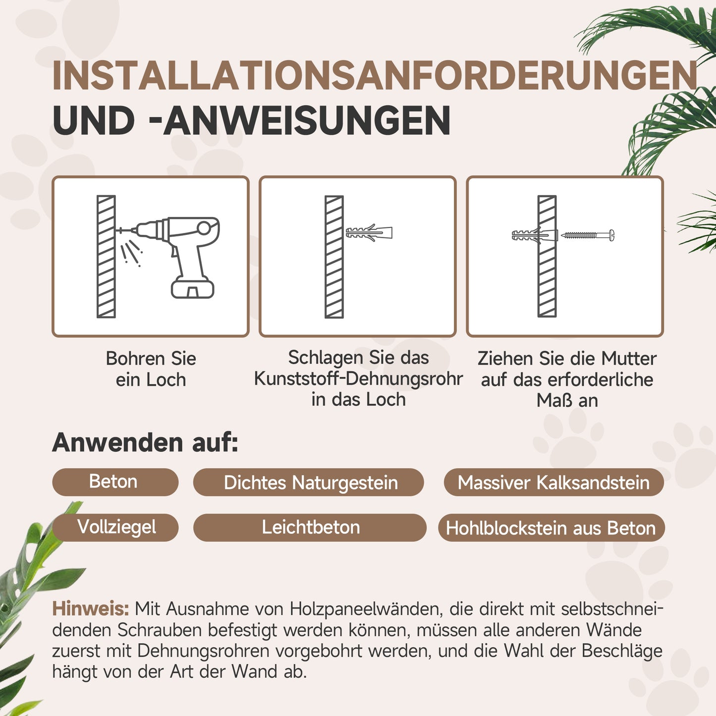 Kattenklimwand – Kattenmuur – Krabpaal – Kattenmeubel – Kattenwand – Muurbevestigd – Ruimtebesparend – Duurzame Jute Krabpalen