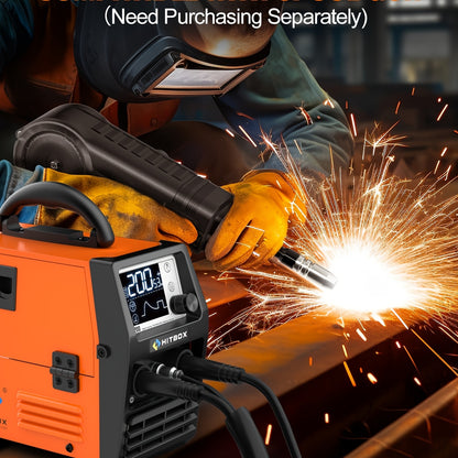 Lasmachine – Laskrachtmachine – Lasapparaat – Elektrisch Lassen – TIG Lasmachine – 220V Netstroom – Europese Standaard Stekker – Oranje