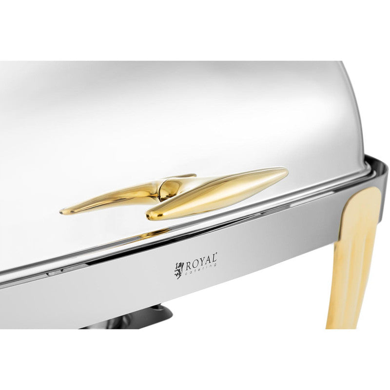 Rolltop Pastawarmhouder – Pasta Warmhouder – Buffet Warmhouder – Catering Warmhouder – GN 1/1 Warmhouder – 9 Liter Inhoud – Roestvrij Staal Waterbad Functie