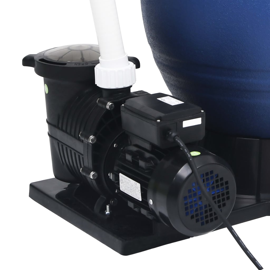 Zandfilter Zwembad – Filterpomp – Waterfilter – Zwembadfilter – Zandpomp – 1000 W Pomp – 7-standen Multiportklep