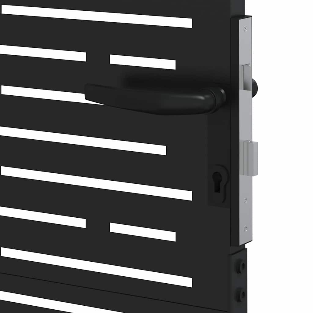 Poort – Tuinpoort – Hekpoort – Schuttingdeur – Toegangshek – Gepoedercoat Staal – Afmetingen 105x125 cm