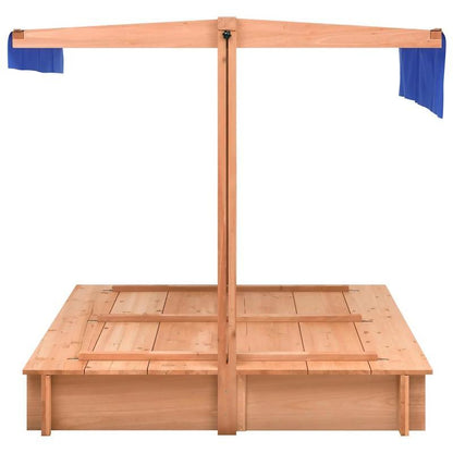 Buitenzandbak – Speelzandbak – Tuinzandbak – Zandbak Met Dak – Houten Speelhuis – 112x112x112 cm – Duurzaam Hout