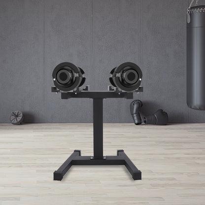 Halterrek – Gewichtenrek – Dumbbellrek – Halterstandaard – Gewichtshouder – Staal – Belastbaar tot 136 kg – Compact en Stabiel