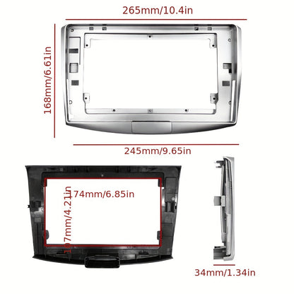 Android 11 Autoradio – Double Din Navigatiesysteem – Carplay Radio – Multimedia Speler – Inbouw Dashboard Radio – 10 Inch Touchscreen – Achteruitrijcamera & Mirror Link WiFi