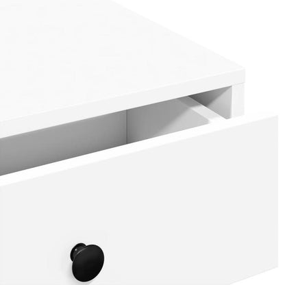 Coffee Table 90X90X28 Cm Chipboard White