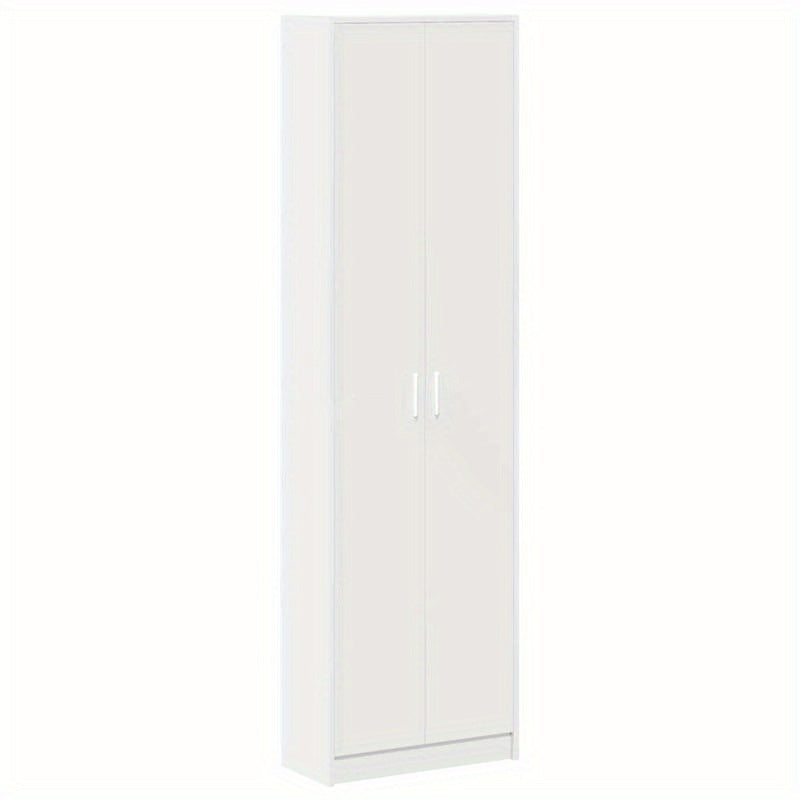 Moderne Witte Kledingkast – Opbergkast – Garderobekast – Kleerkast – Dressoirkast – 3,2+ Kubieke Voet – Duurzaam MDF Hout – Eenvoudige Montage