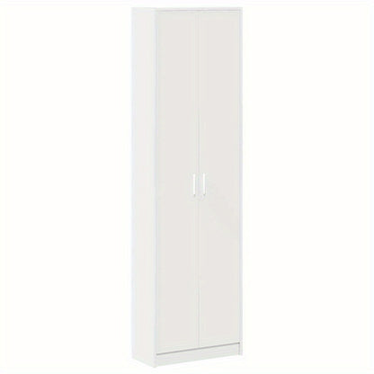 Moderne Witte Kledingkast – Opbergkast – Garderobekast – Kleerkast – Dressoirkast – 3,2+ Kubieke Voet – Duurzaam MDF Hout – Eenvoudige Montage
