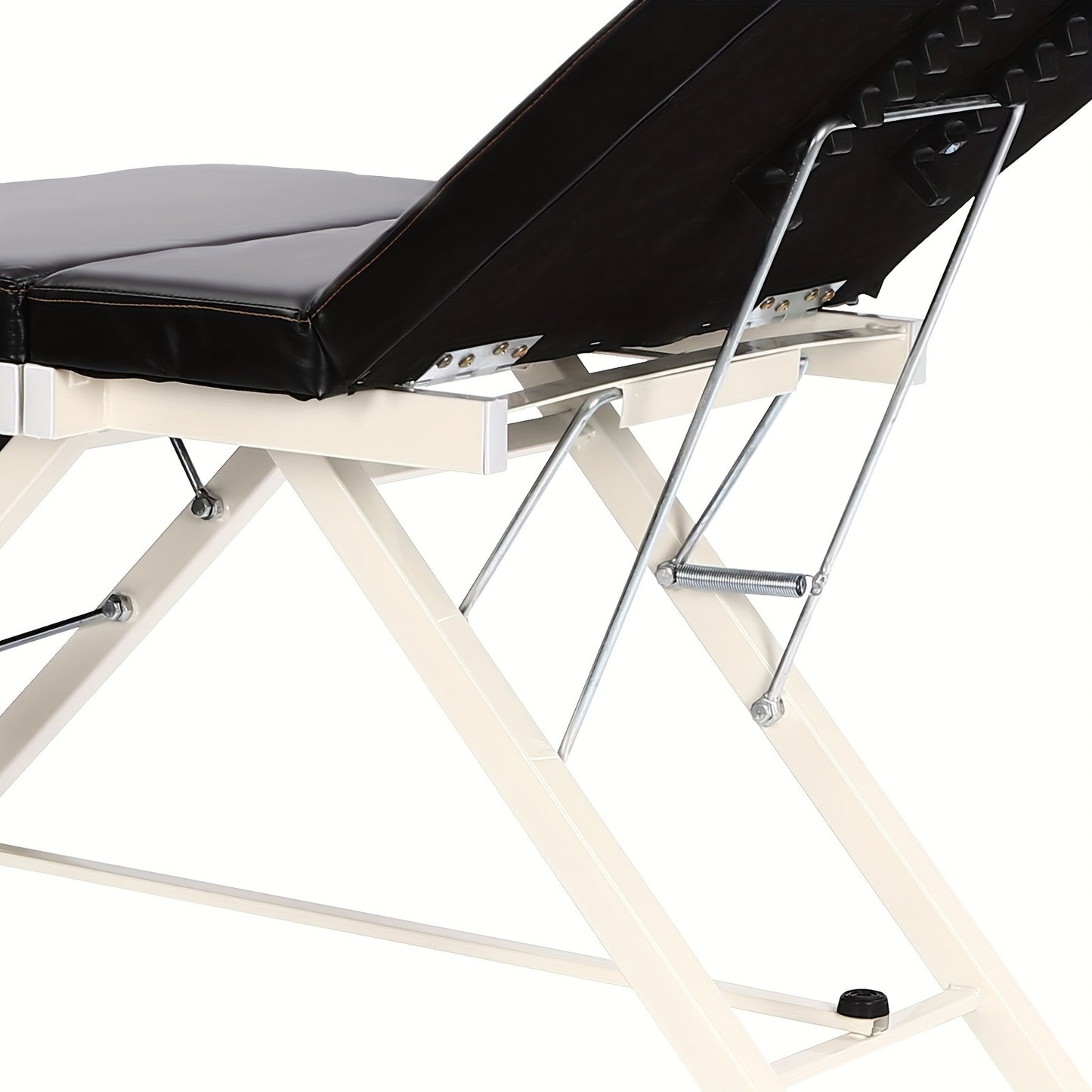 Massagetafel – Massagebed – Behandelingstafel – Spa Tafel – Therapie Tafel – Zwart – Inklapbaar Aluminium Frame – Dikke Foam Padded – Water- en Olieafstotend