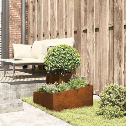 Bloempotten – Plantenbakken – Tuinpotten – Patio Potten – Balkonpotten – Marron – Stevige en Duurzame Constructie – Weerbestendig en Stabiel