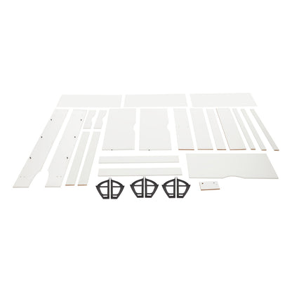 Schoenenkast – Schoenenrek – Schoenenopberger – Opbergkast – Schoenenmeubel – Modern Wit – MDF Materiaal – Flip-Laden Design – Ruimte voor 13+ Paar Schoenen – Muurbevestiging Mogelijk