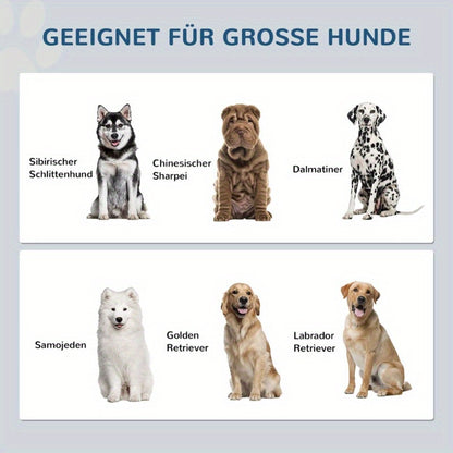 Hondenvoerbak – Voederstation – Drinkbak – Voederschalen – Voerbakhouder – Roestvrij Staal – Opbergruimte 2L – Verhoogd Design – Wit