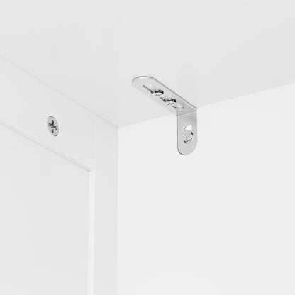 Keukenkast – Opbergkast – Buffetkast – Onderkast – Keukenmeubel – Grote Inhoud 3,2+ ft³ – MDF Hoogte 68 cm Wit