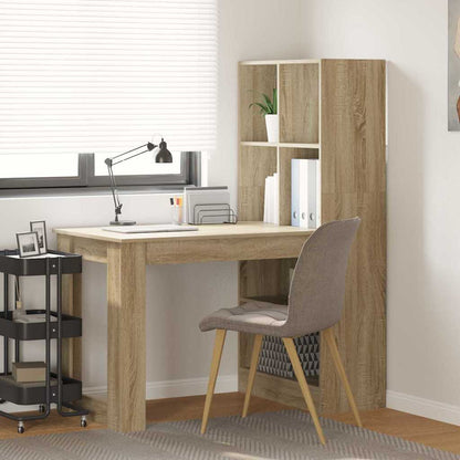 Bureau – Schrijftafel – Werktafel – Studiebureau – Thuiswerkplek – Sonoma Eiken – Krasbestendig – Vrijstaand Ontwerp