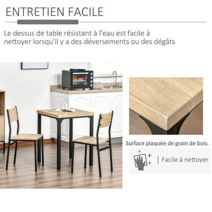 Bistro Set – Balkonset – Tuinmeubel Set – Tafel Met Stoelen – Bistro Meubel Set – Compact Formaat – Weerbestendig Metaal