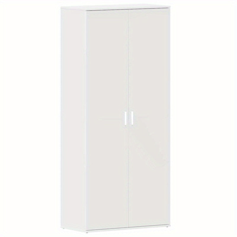 Schoenenkast – Schoenenopberger – Schoenenrek – Halkast – Smalle Schoenenkast – Massief Houten Kast – 80x39x180 cm – Duurzaam Wit Design