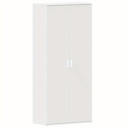Schoenenkast – Schoenenopberger – Schoenenrek – Halkast – Smalle Schoenenkast – Massief Houten Kast – 80x39x180 cm – Duurzaam Wit Design