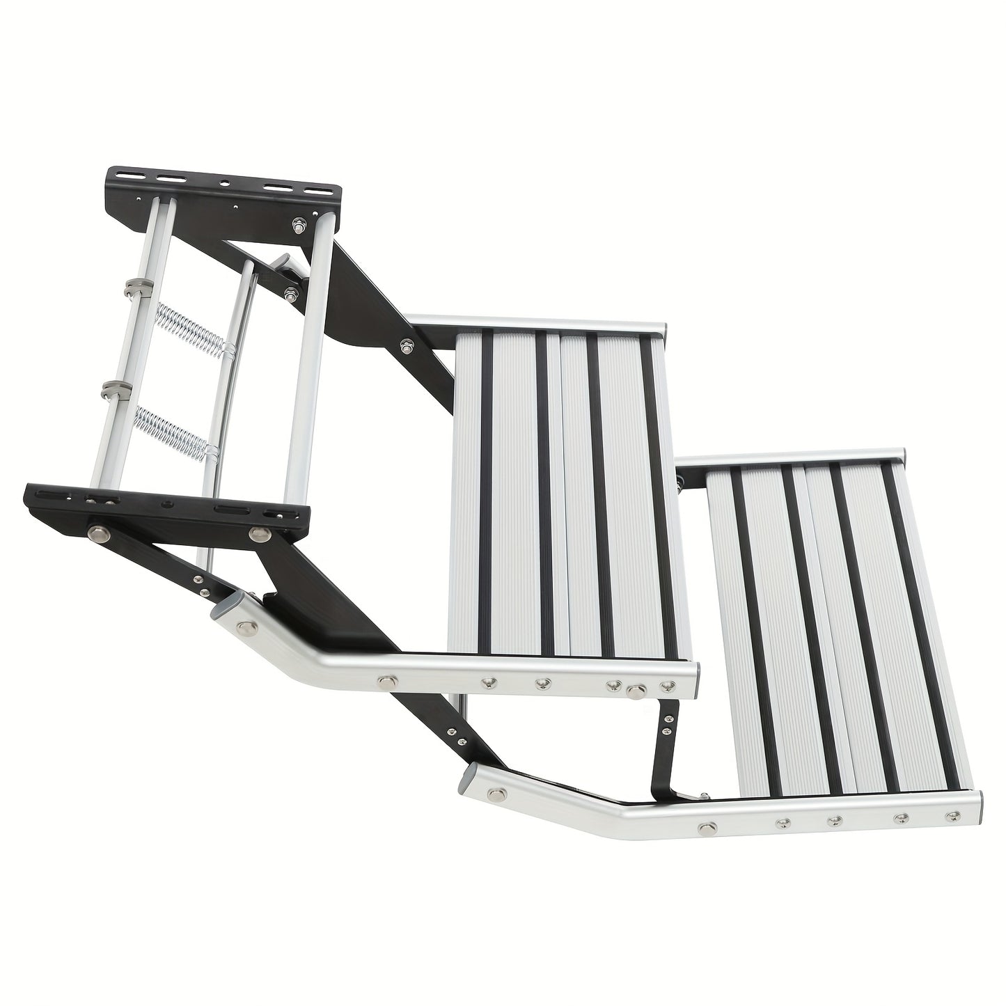 Campingtrap – Instapladder – Caravantrede – Campertrap – Opvouwbare Reissteiger – Aluminium Legering – Draagvermogen 200 kg