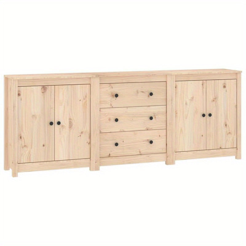 Dressoir – Ladekast – Sideboard – Opbergkast – Buffetkast – Massief Grenenhout – 210x35x80 cm – Duurzaam en Stijlvol