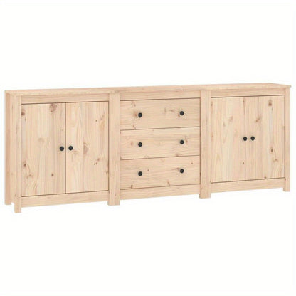 Dressoir – Ladekast – Sideboard – Opbergkast – Buffetkast – Massief Grenenhout – 210x35x80 cm – Duurzaam en Stijlvol