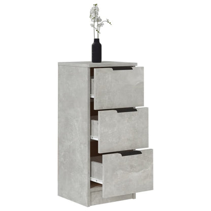 Sideboard – Opbergkast – Garagekast – Gereedschapskist – Schoenenrek – Betonlook Grijs – 30x30x70 cm – Gemaakt Van Hout