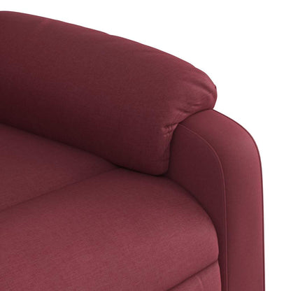Massagestoel – Relaxstoel – Fauteuil – Ontspanningsstoel – Massagefauteuil – Handmatig Verstelbaar – Wijnrood