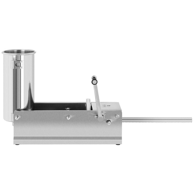 Horizontal Manual Sausage Stuffer Filler Syringe, 5L + 4 Funnels