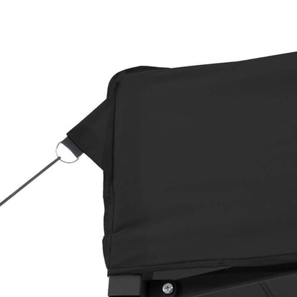 Partytent inklapbaar pop-up 440x292x315cm zwart