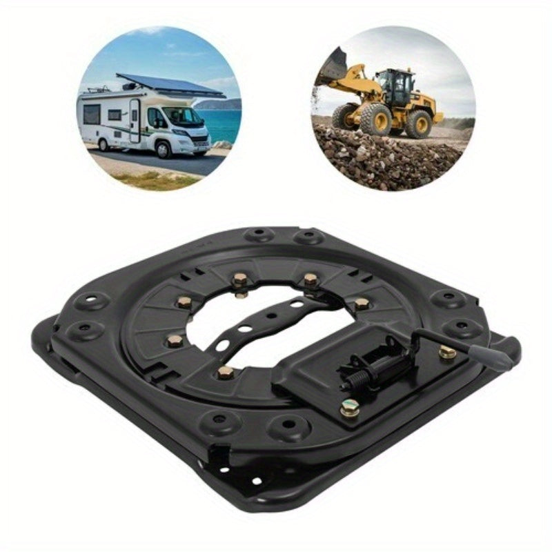 Heavy Duty Draaibare Zitbasis – Zitplaat – Zitplaat Draaibasis – Stoel Draaiplateau – Stalen Swivel Base Zwart – 360° Rotatie – 130 kg Draagvermogen