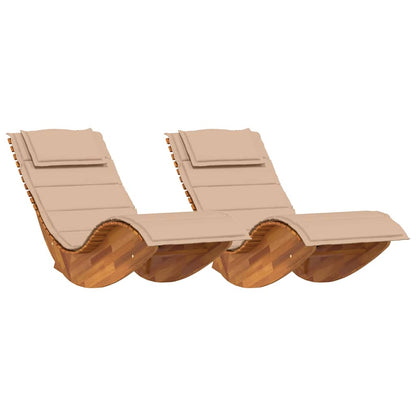 Lounge stoel – Tuinstoel – Balkon stoel – Relaxstoel – Lounger – Massief Teakhout – Weerbestendige Kussens