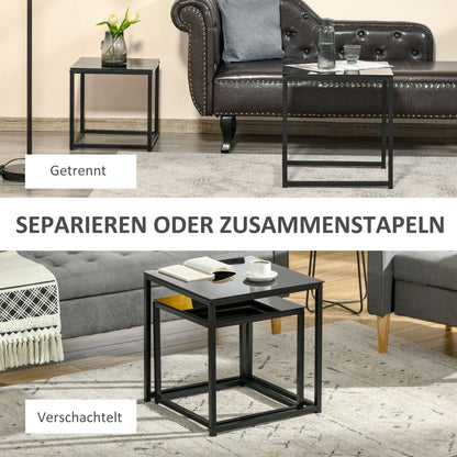 Bistro Set – Tuinset – Balkonset – Terrasmeubilair – Buitenmeubels – Donkergrijs – Weerbestendig Rattan – Compact Formaat 65x63x80 cm