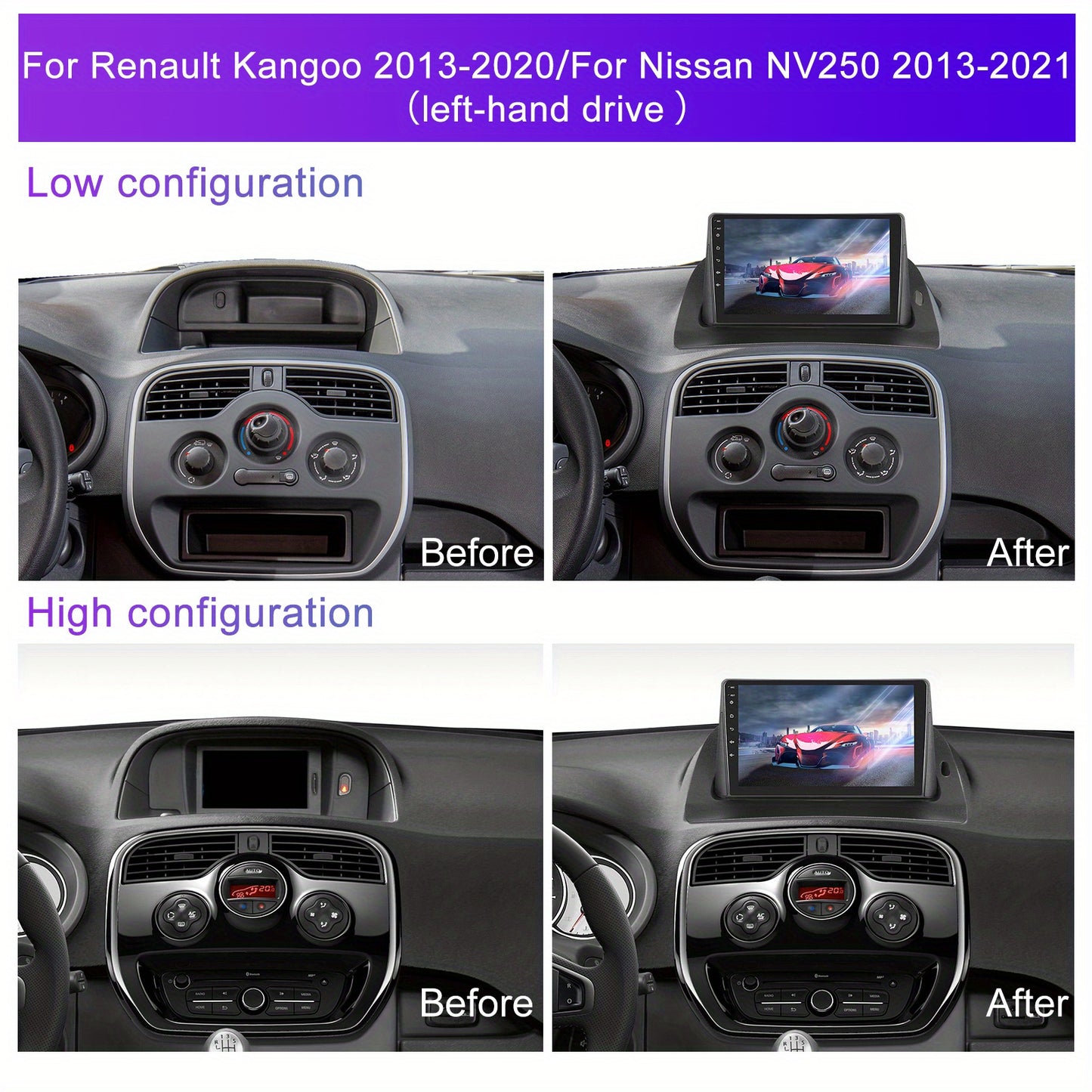 Autoradio – Auto Radio – Car Radio – Multimedia Radio – Inbouw Radio – 9 Inch HD Touchscreen – Draadloze CarPlay & Android Auto met Achteruitrijcamera