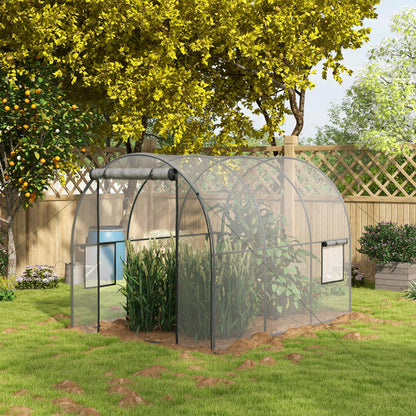 Tuinkas – Kweekkas – Serre – Plantenkas – Groentekas – Transparant – Versterkt Stalen Frame – 6 m² Oppervlakte