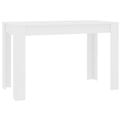 Eetkamertafel – Keukentafel – Tafel – Maaltijdtafel – Eettafel – Wit Design – Hout Materiaal – 120x60x76 cm – Strak & Duurzaam