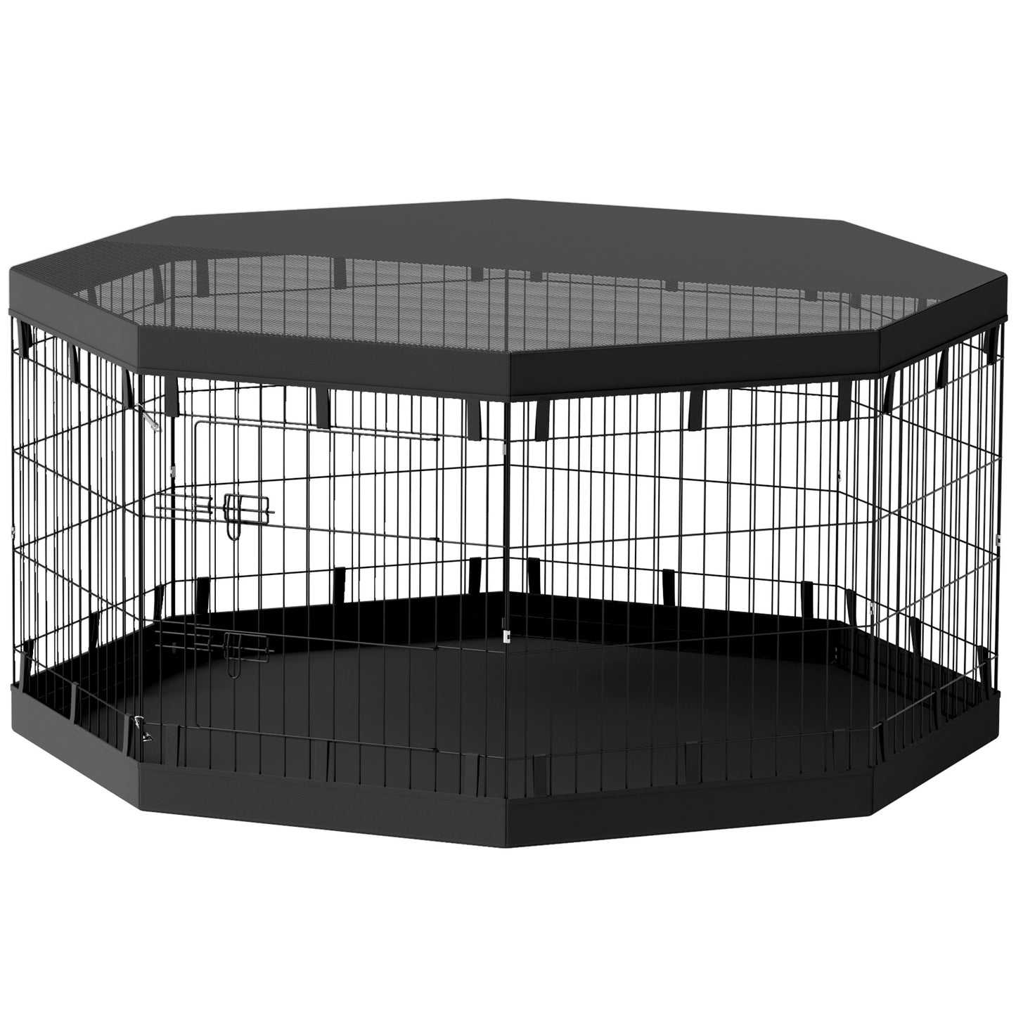 Konijnenren – Buitenren – Knaagdierenren – Puppyren – Dierenren – 159 cm Diameter – Waterdichte Bodem En Ventilerend Dak