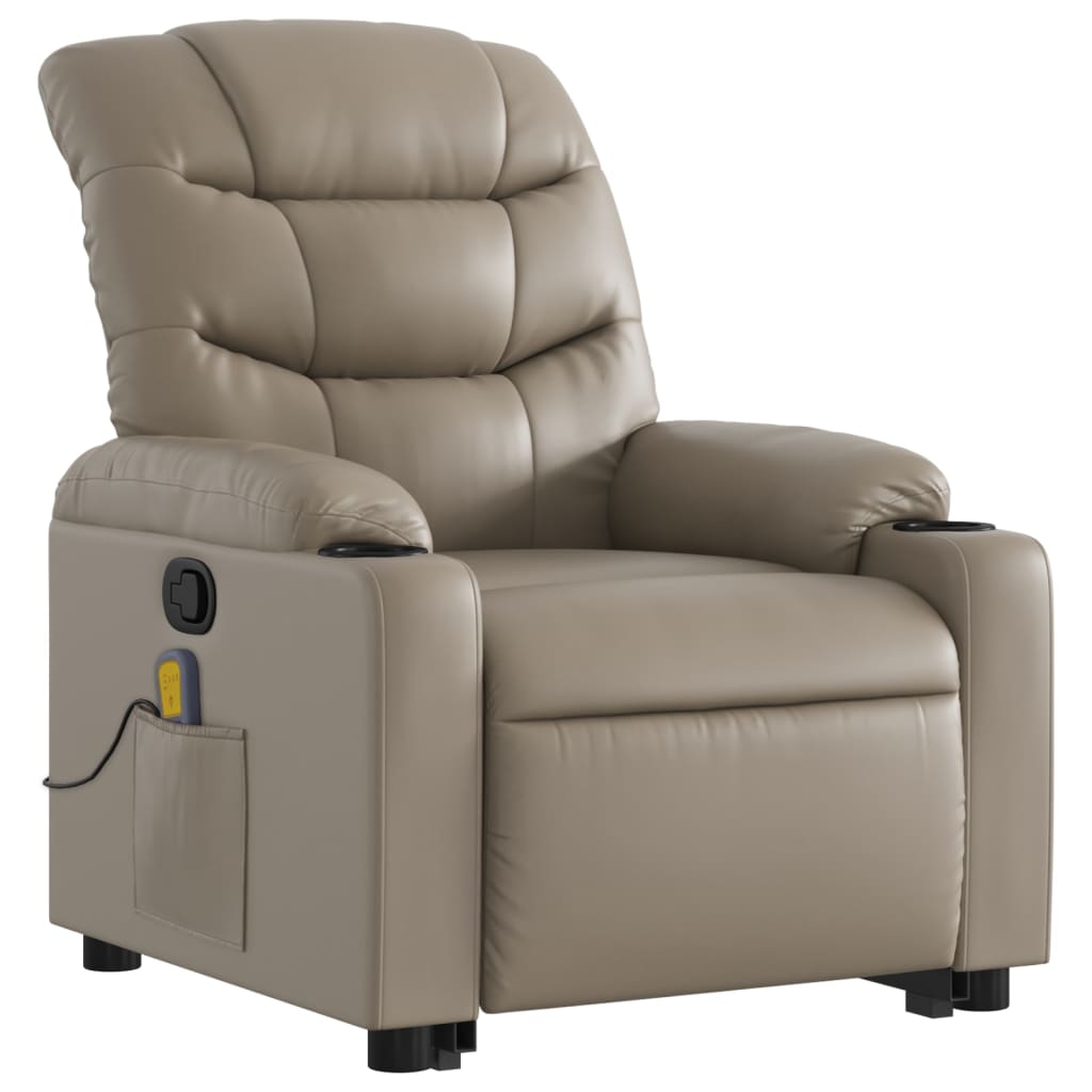 Sta-op stoel – Elektrische relaxfauteuil – Liftstoel – Verstelbare zetel – Elektrische relaxstoel – Elektrisch verstelbaar – Kunstleren bekleding – Liftfunctie met 135° kantelstand