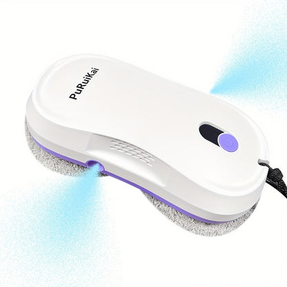 Automatische Raamwisser – Raamrobot – Ramenreiniger – Glasreiniger – Spiegelschoonmaker – Met Afstandsbediening – Duale Spray Systeem – Compact & Oplaadbaar