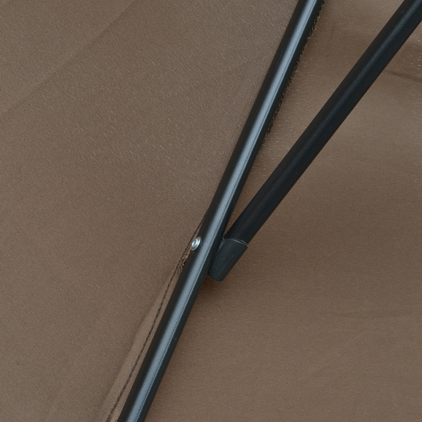 Parasol – Tuinparasol – Zonnescherm – Buitenparasol – Terrasparasol – Crèmekleurig – Diameter 3 Meter – Stalen Frame – Handmatige Kurkbediening