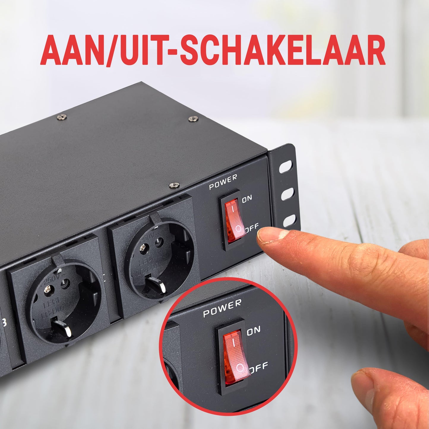 Stekkerdoos – Verdeelstekker – Verlengsnoer – Stopcontactblok – USB-lader – 19 Stopcontacten – 4 USB Poorten – Overbelastingbeveiliging – 4,5 Meter Kabel