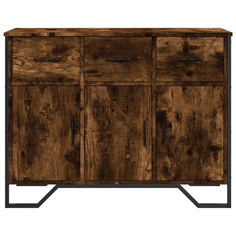 Modern High Cabinet - Spacious Storage Cabinet with Display Shelf for Bedroom & Living Room | Stylish Furniture for Extra Storage Space And Home Decoration | Including Wall Mounting for Safetydresser 97X32.5X74.5 Cm Processed