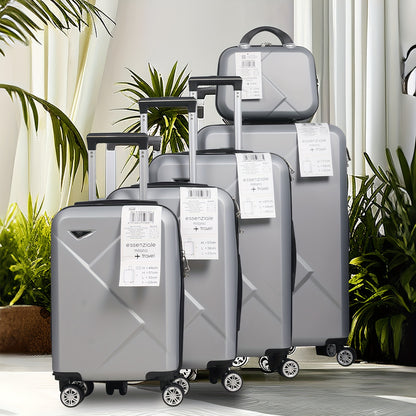 Kofferset – Reiskoffer Set – Trolley – Bagage – Spinner Koffer – Lichtgewicht & Slijtvast – 5-delig Met Combinatieslot En Ingebouwde Vakverdeling