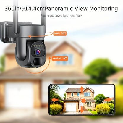 4G Beveiligingscamera – Draadloze Cameraset – 3G Camera – Outdoor Beveiliging – Solar Camera – 2K HD Resolutie – Nachtzicht en Bewegingsdetectie