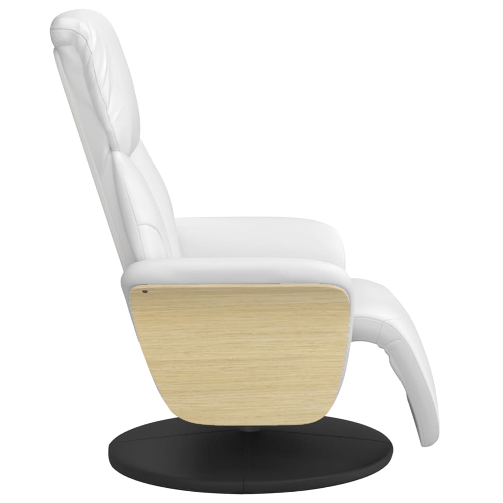 Relaxfauteuil – Relaxstoel – Loungefauteuil – Draaifauteuil – Verstelbare Fauteuil – Kunstleer – 360° Draaibaar – Verstelbare Rugleuning 105-125°