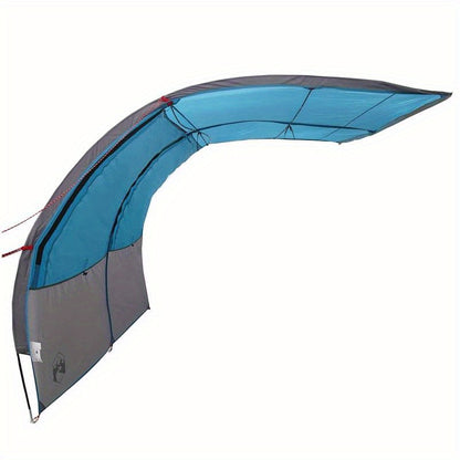 Tentfly – Schaduwdoek – Kampeertent – Buitentent – Zonnescherm – Blauw – Waterdicht Polyester – 250 x 260 x 260 cm Ruim