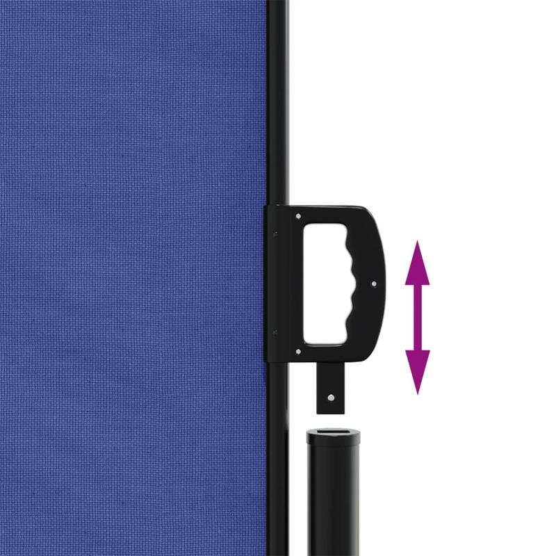 Uittrekbaar Windscherm – Windschermer – Windscherm Balkon – Tuin Windscherm – 200 x 600 cm – Waterafstotend Polyester – Stalen Frame