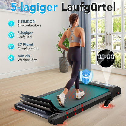 Loopband – Wandelband – Fitnessband – Hardloopband – Thuisgym – Verstelbare Hellingshoek – Stille 0,65 PK Motor – Breed Loopvlak 39x90 cm